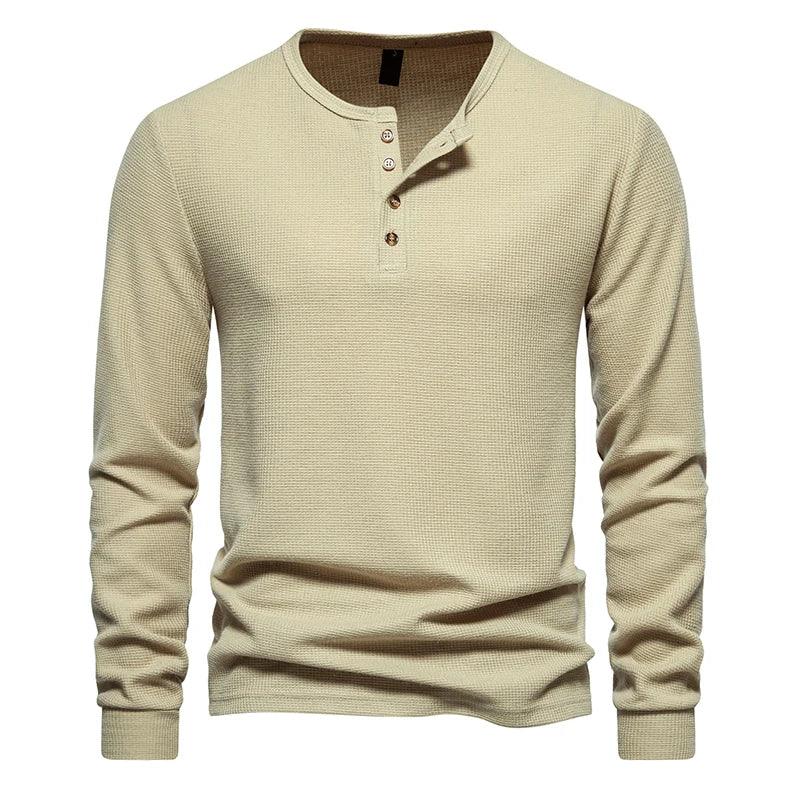 The Roadhouse Waffle Henley - Greenwood Supply Co.