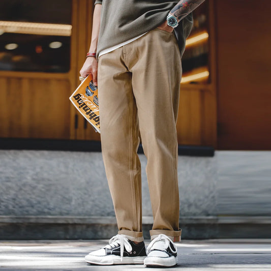 The Heritage Selvedge Raw Denim (Khaki)