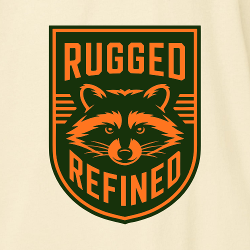 Greenwood Ringer Tee - Green and Orange Crest - Greenwood Supply Co.