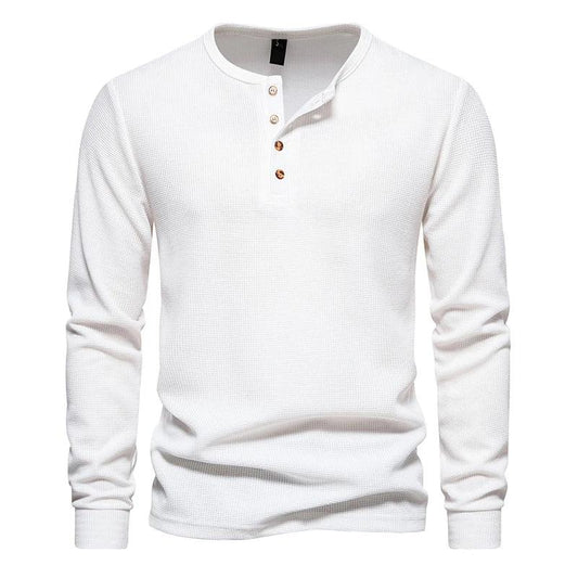 The Roadhouse Waffle Henley - Greenwood Supply Co.