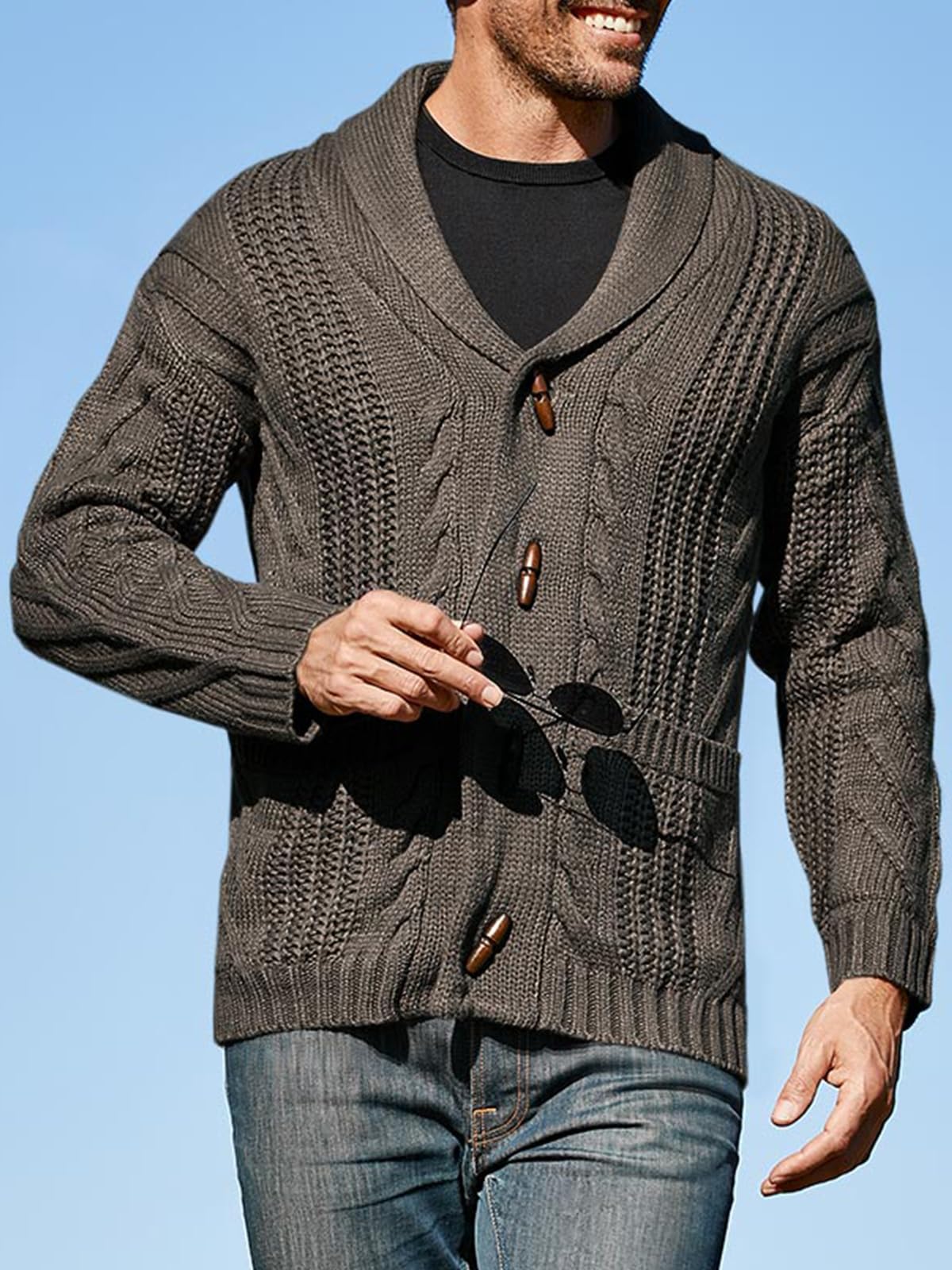 The Mariner Shawl Collar Cardigan - Greenwood Supply Co.