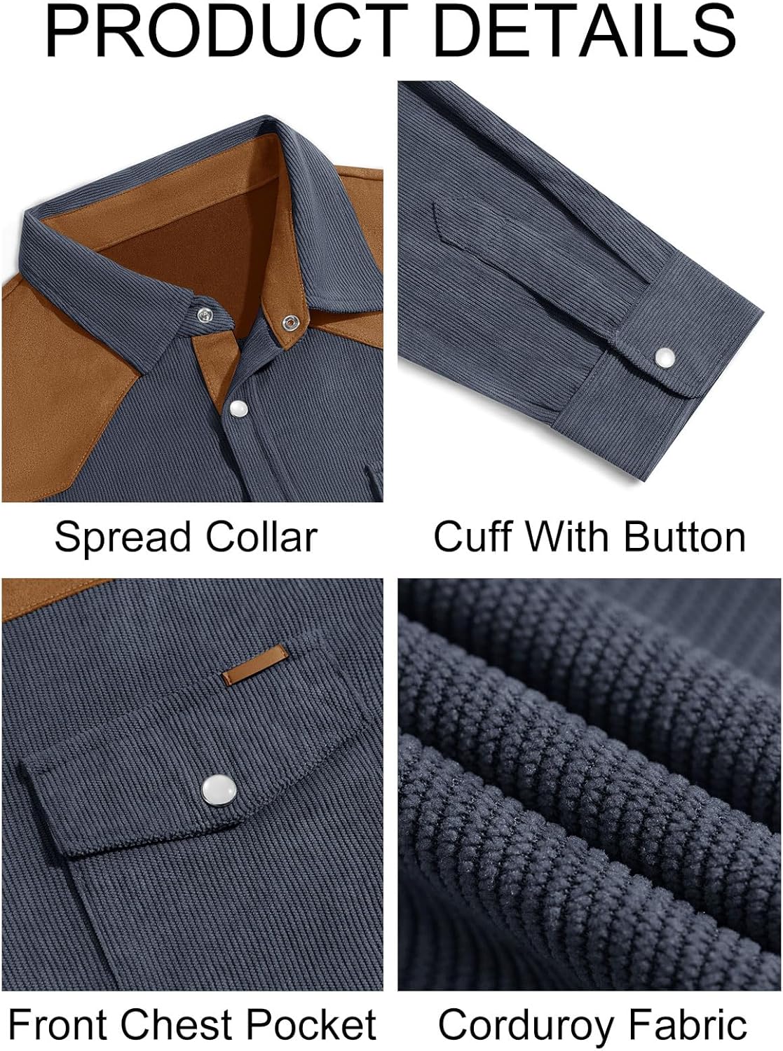 The Maverick Corduroy Western Snap Shirt - Greenwood Supply Co.