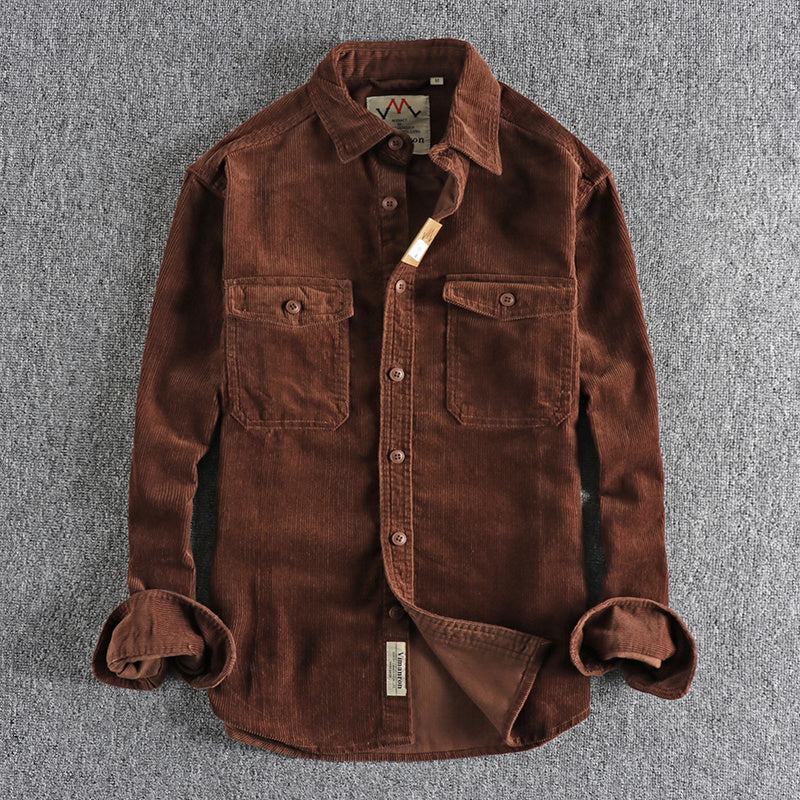 The ATX Corduroy Work Shirt - Greenwood Supply Co.