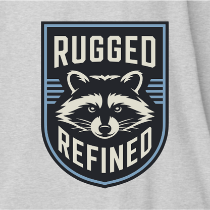Greenwood Ringer Tee - Grey and Blue Crest - Greenwood Supply Co.