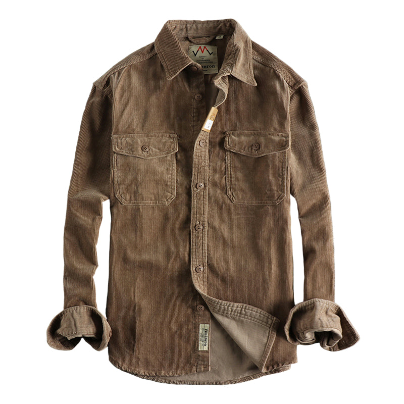 The ATX Corduroy Work Shirt - Greenwood Supply Co.