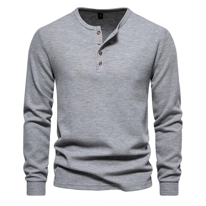 The Roadhouse Waffle Henley - Greenwood Supply Co.