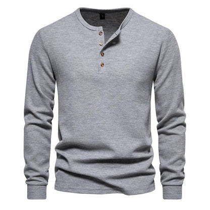 The Roadhouse Waffle Henley - Greenwood Supply Co.