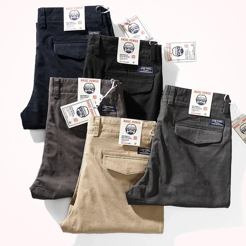 The Vagabond Stretch Twill Trousers (Slim Straight)