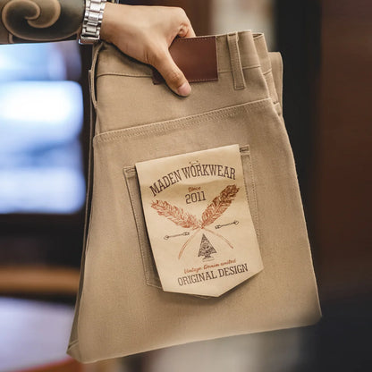 The Heritage Selvedge Raw Denim (Khaki)