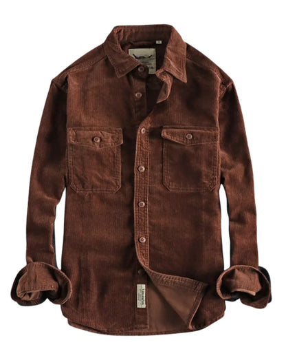 The ATX Tradesman Corduroy Work Shirt - Greenwood Supply Co.