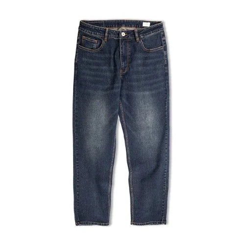 Vintage Denim Washed Straight Jeans - Greenwood Supply Co.