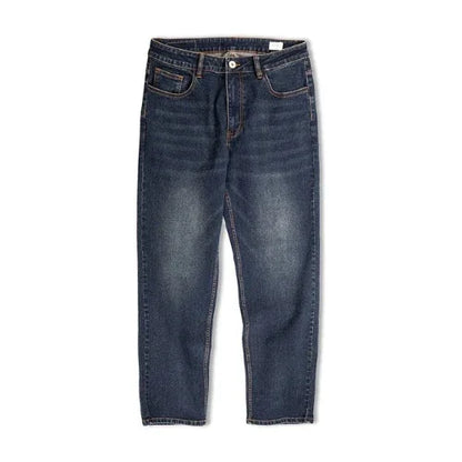 Vintage Denim Washed Straight Jeans - Greenwood Supply Co.