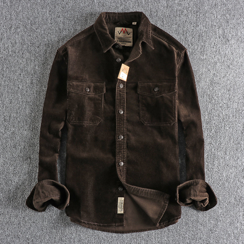 The ATX Corduroy Work Shirt - Greenwood Supply Co.